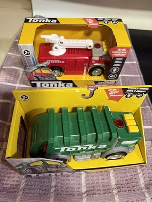 2 лампы и звуки Tonka Mighty Force — пожарная машина (насадка) и мусоровоз - Изображение 1 из 4