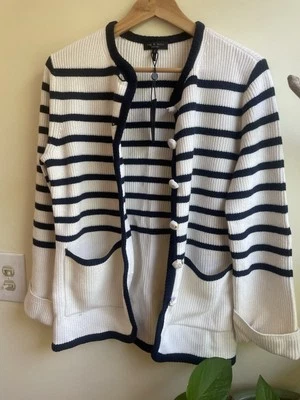 Rag And Bone Nancy Striped Cardigan Brand New Small With Tag On - Image 1 of 4