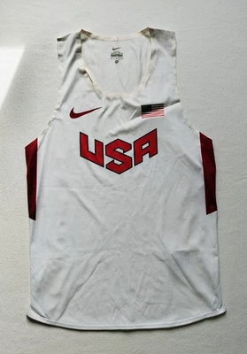 Camiseta deportiva de carreras Nike USA para hombre oficial 2012 maratón olímpico de Londres Foto 1 de 4