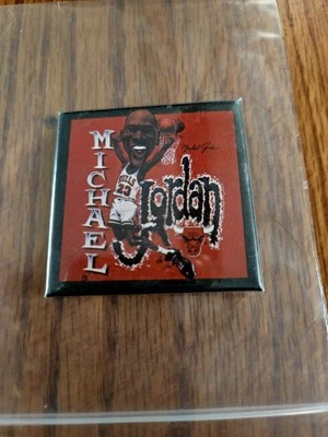 Vintage Salam Screen Printers Button NBA Michael Jordan - Image 1 of 2