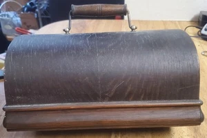 Edison Standard Phonograph Model B D E F Oak Lid with Handle Original - Picture 1 of 6