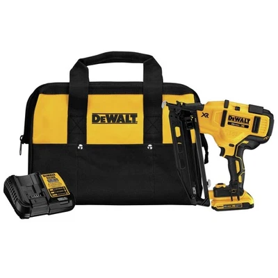 Clavadora DEWALT DCN660D1R 20V MAX XR 16-Ga acabado en ángulo certificada restaurada Foto 1 de 4