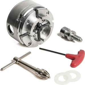 NCK-G3.75 3.75" 4 Backenschlüssel selbstzentrierendes Spannfutter, Gewinde 1"X8TPI, mit NCK-3.75... - Bild 1 von 8