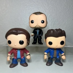 Funko Pop! Supernatural Lot SAM WINCHESTER #93 DEAN #94 CROWLEY #200 Loose OOB - Picture 1 of 13