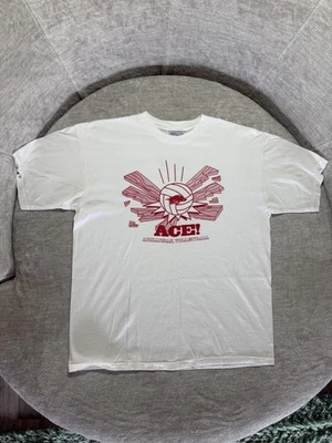 Vintage Arkansas Razorbacks Shirt Mens XL White Made USA College Volleyball 90s - Image 1 of 4