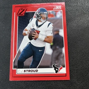 C.J. Stroud 2024 Zenith Football Red No Huddle - Picture 1 of 4