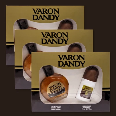 Varon Dandy Colonia y Desodorante Set de Regalo - Fragancia Clásica Española (Pack de 3) Foto 1 de 4