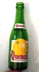 Quench Soda ~ Green Glass Bottle ~ 7 fl.oz ~ USED - Picture 1 of 2