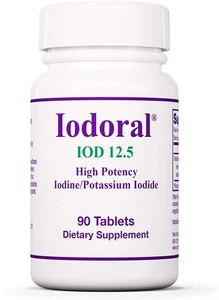 Optimox Jodoral 12,5 mg hochpotentes Jod Nahrungsergänzungsmittel 90 Tabletten - Bild 1 von 7