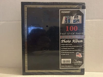 Álbum de fotos azul magnético de 100 páginas rápidas PIONEER estilo no. LM-100 (1996) Foto 1 de 4