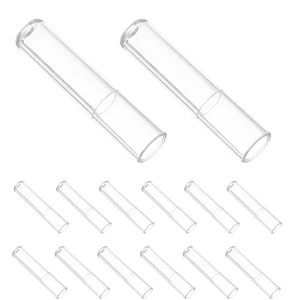  100pcs Pencil Tip Protector Cover Plastic Caps Clear Toppers Pencil Extender - Picture 1 of 18