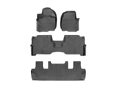 WeatherTech FloorLiner para Lincoln Navigator 2018-2024 - Juego completo, negro Foto 1 de 4