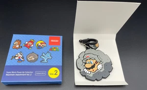 Nintendo Store San Francisco Super Mario Power Up Collection Keychain Rock Mario - Picture 1 of 7
