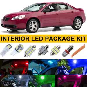 6X Bulb Interior LED Bright Light Package Kit For Pontiac G6 2005-2008 2009 2010 - Picture 1 of 19