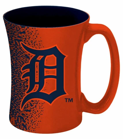 Detroit Tigers Blue 14oz Boelter Brands Coffee Mug MLB Cover