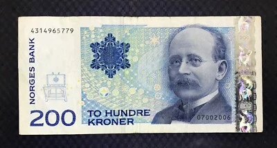 2002 NORWAY - 200 KRONER - P#50 - VF - MB8 - Image 1 of 2
