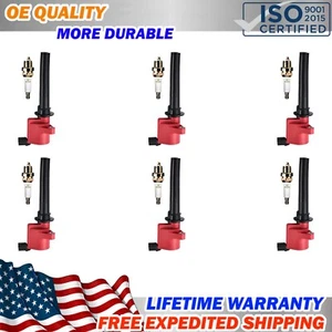 For Mazda 6 3.0L V6 2004-2006 6pcs High Voltage Ignition Coil + NGK Spark Plug - Picture 1 of 3