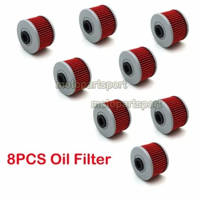 8x Filtro de aceite para GAS WILD EC400 Kawasaki KL250 KLX250 Honda XR440 SLR650 XR650L Foto 1 de 4