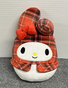 Squishmallows Sanrio rot Hello Kitty My Melody 8 Zoll Plüsch Karo Squad - Bild 1 von 3