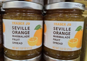 Trader Joe's Seville Orange Marmalade Fruit Spread 7.57oz 215g (2 Jars) - Picture 1 of 2