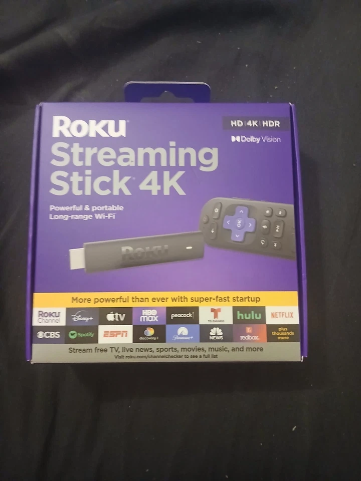 Roku Streaming Stick 4K 3820R2 4K HDR Dolby Roku Voice Remote & TV Controls - Image 1 of 1