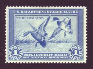 RW1 ( $1 Duck ) - LOVELY FIRST ISSUE - LH - MUST SEE !! - Picture 1 of 1