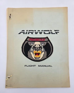 Folleto de vuelo parche Airwolf de la USAF 1984 repetición vintage programa de televisión Heli - Imagen 1 de 10
