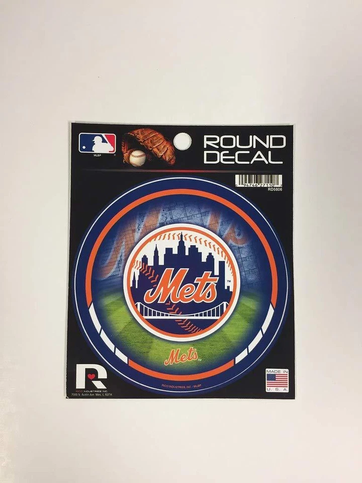 MLB New York Mets Round Decal - Image 1 of 1