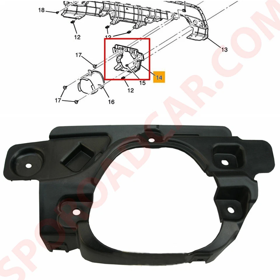 Rear Exhaust Muffler Bracket For OEM Parts GM Chevrolet Spark 2013 - Image 1 of 1