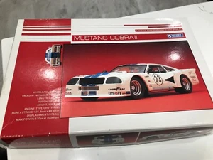 Rare vintage Gunze Sangyo 1:24 Scale Ford Mustang Cobra II Race Car Model Kit - Picture 1 of 13