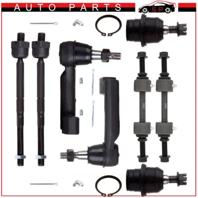 8x For 2007-2016 FORD EXPEDITION F-150 Front Sway Bars Tie Rods Ball Joints - Image 1 of 4