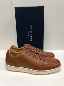 ZAPATOS COLE HAAN SAGAN SNEAKER II - C26498 - CUERO TOSTADO - NUEVOS EN CAJA - - Imagen 1 de 8