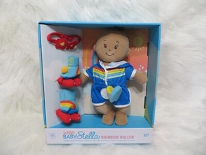 Wee Baby Stella Cloth Doll Rainbow Roller 11’ Manhattan Toy NEW IN BOX - Picture 1 of 6