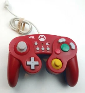 Hori Wii / Wii U Mario Red / Blue Controller US Seller Tight Sticks Tested Works - Picture 1 of 4