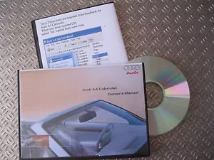 AUDI A4 CABRIOLET CONVERTIBLE OWNERS HANDBOOK CD MANUAL 2002 03 04 05 06 2007 - Picture 1 of 1