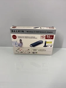 Belkin Wireless G USB Network Adapter NEW - Picture 1 of 9