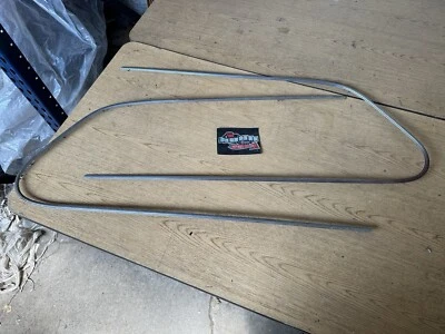 1946 Ford Super Deluxe Coupe Door Window Stainless Steel Trim - Image 1 of 4