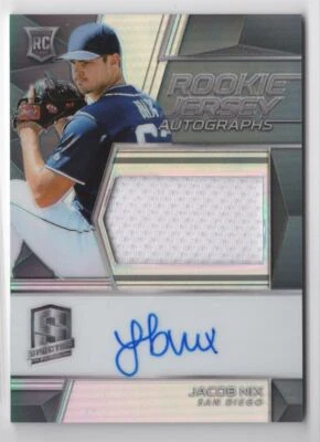 2019 Panini Chronicles Spectra Rookie Jersey Autographs Jacob Nix Auto 163/199 - Image 1 of 2
