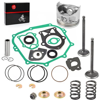 ENGINE Piston & Ring Gasket Seal Valve Rebuild Kit For YAMAHA 285cc Golf Cart G2 - Image 1 of 4