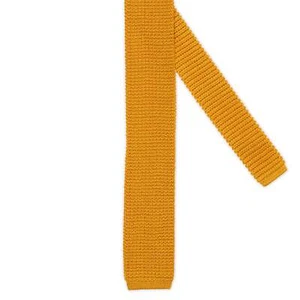 MATTABISCH orange Seidenstrickkrawatte NEU - Bild 1 von 5