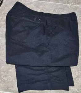 UNDER ARMOUR-Negro Rendimiento. Poliéster/Spdx, Hombres Flt.Fnt, Pantalones de Golf Informales-(32×30) - Imagen 1 de 4