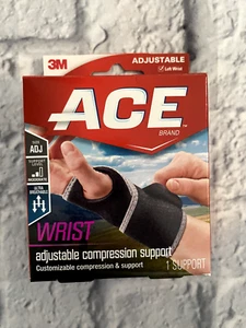 Ace Wrist Brace Support Adjustable Compression Odor Resistant Semi Soft 1 ct - Picture 1 of 2