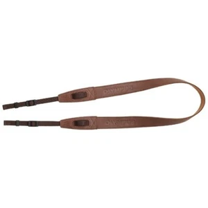 CSS-S119L Official OLYMPUS water repellent leather strap Brown Brand new - Picture 1 of 5