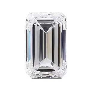 Im Labor gezüchteter Diamant 3 kt natürliche D-Farbe VVS1 Reinheit schöner Smaragd zertifiziert - Bild 1 von 9