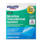 Nicotine Transdermal System Step 1 Clear Patches, 21 mg, 14 Count
