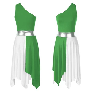 Womens Liturgical Praise Dance Dress Tunic Lyrical Dancewear Worship Costumes - Picture 1 of 142