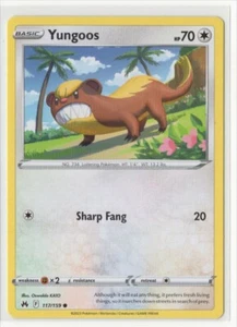 Pokemon Crown Zenith - 117/159 Yungoos - Picture 1 of 1