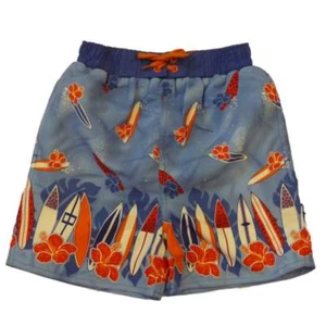 Boys Blue Surf Board Swim Trunks Board Shorts 5 - Picture 1 of 1