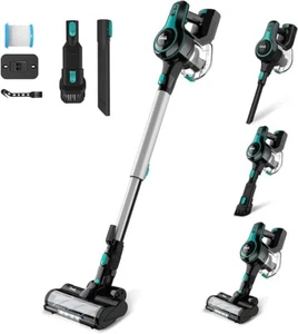 INSE Cordless Vacuum Cleaner, 25Kpa 300W 6-in-1 Rechargeable Vacuum w/ 2500m-Ah - Picture 1 of 3