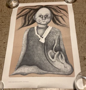 1983 UNO SVENSSON Print Politikens Grafiske Poster 16x22 - Imagen 1 de 8